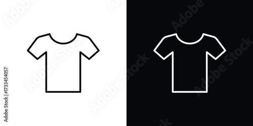 Shirt icon. Thin linear vectors pack
