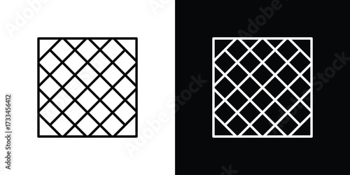 Mosquito net icon. Thin linear vectors pack