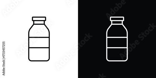 Jar icon. Thin linear vectors pack