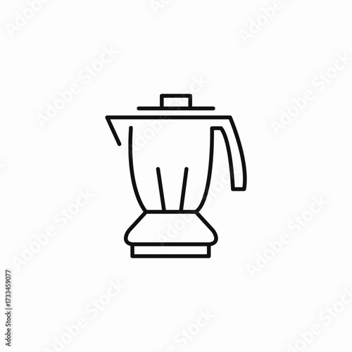 kitchen appliance smoothie icon sign vector