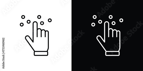 Braille icon. Thin linear vectors pack