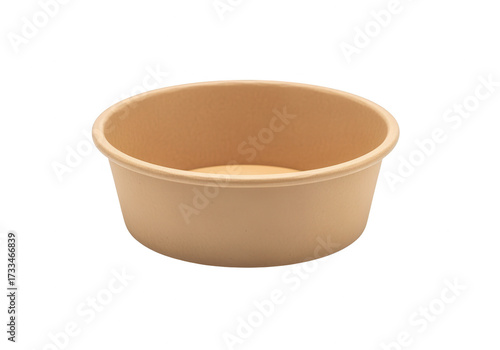 Empty Sustainable Bowl Isolated on White