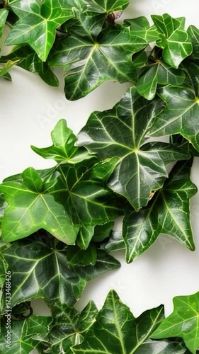 A close-up shot of a bunch of green leaves, great for nature and outdoor themed projects