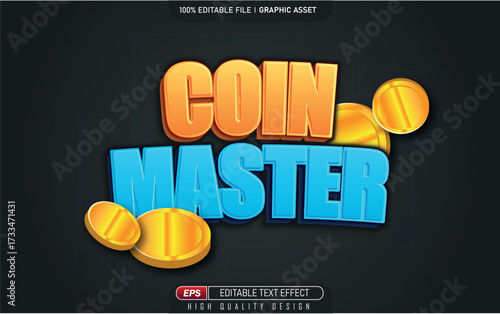 coin master text effect editable eps file
