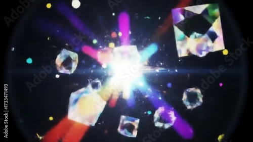 Exploding Crystals in a Cosmic Display
