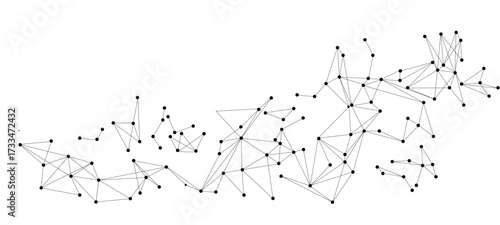 spider web on white background