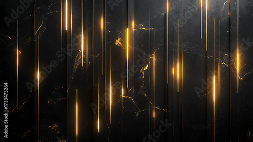 Ultra-realistic golden finance background with stock market graphs, money, gold bars, candlestick charts, luxury infographic design.