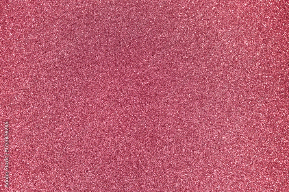 Fototapeta premium Full frame macro abstract of a sparkling pink color glitter texture background 