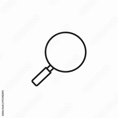 magnifying glass search icon sign vector