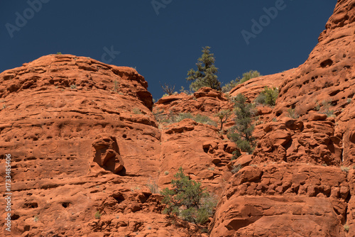 Red Rock Detail with Unique Erosion Patterns – Sedona, Arizona