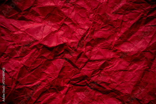 Wallpaper Mural くしゃくしゃな赤色の背景	 Torontodigital.ca