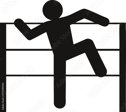 a person who crosses the fence
