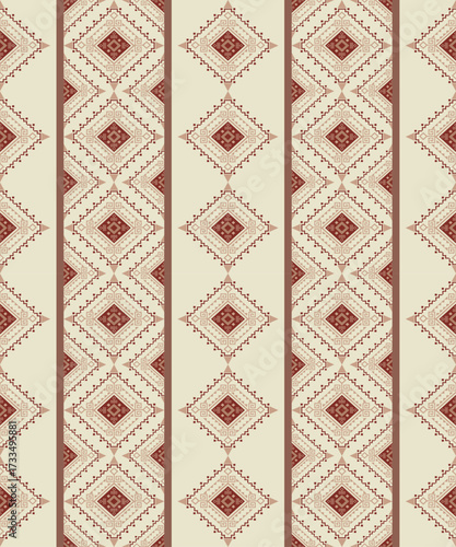 Vintage thai-laos silk fabric pattern-seamless Asian textile design 
Elegant Thai-Laos inspired silk fabric pattern with intricate traditional motifs. 