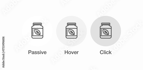 bottle with leaf icon sign vector