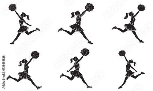 Cheerleading Dance Moves for Beginners Silhouette