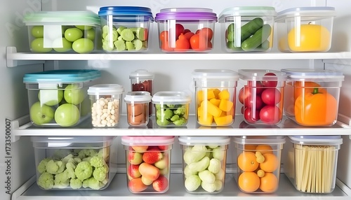 vegetables in a refrigerator