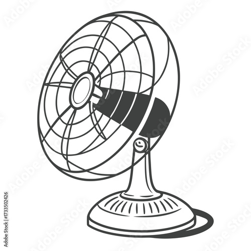 vintage retro fan