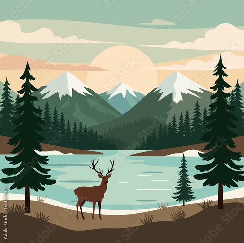 deer in the forest