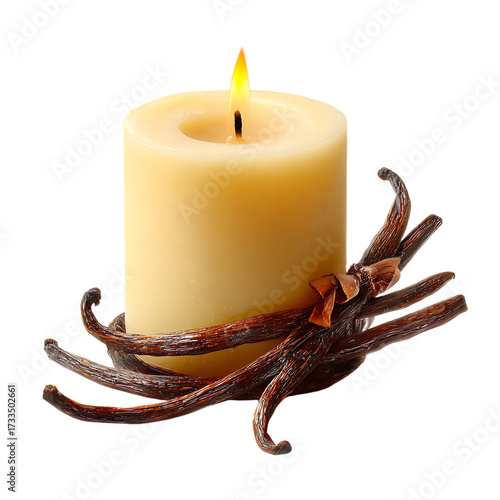 Vanilla Chai Candle Warms Heart Instantly. PNG