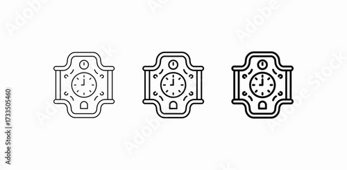 wrist watch classic icon sign vector