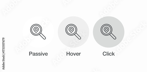 location search magnifier icon sign vector