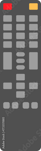 vector illustration of a remote control