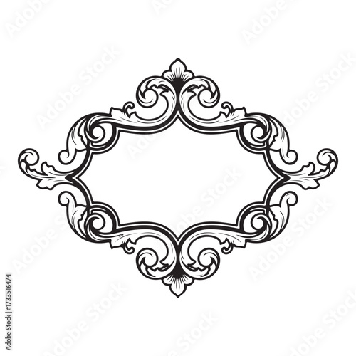 Large set vector black silhouette frame cartouches badges silhouette vector illustration on white background.
