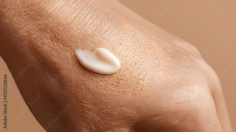 Fototapeta premium wrinkle skin theme with background, hand, mark