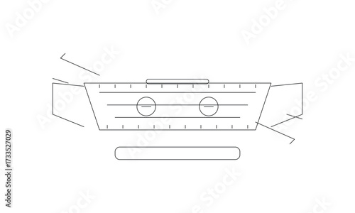Mask Unique Vector – Medical, Protective, and Safety Face Cover Illustration
