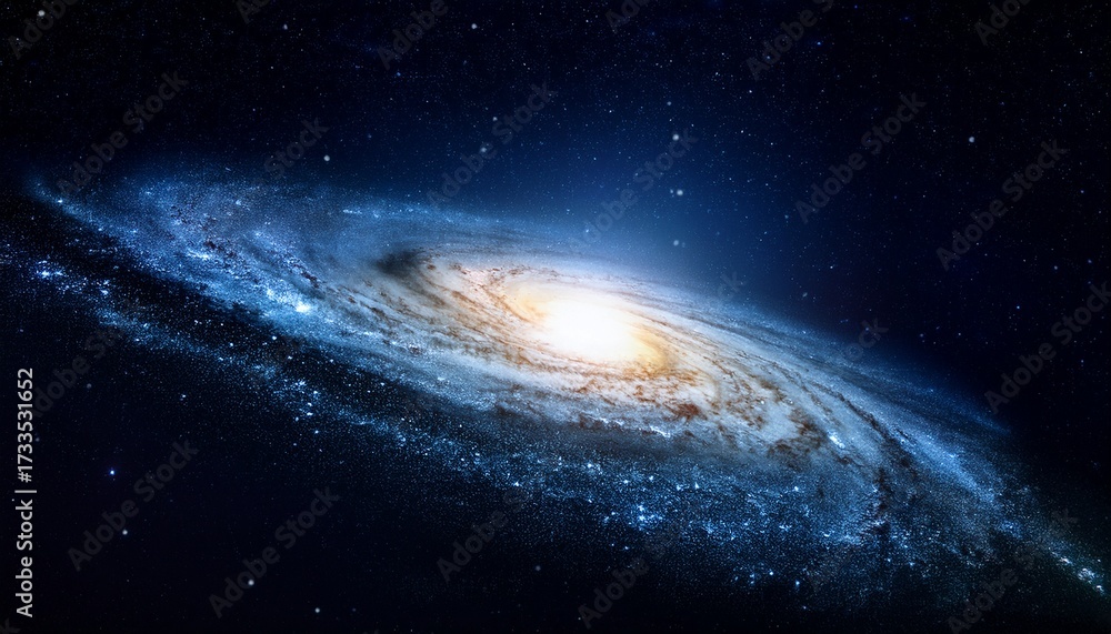 Fototapeta premium A Galaxy In The Space