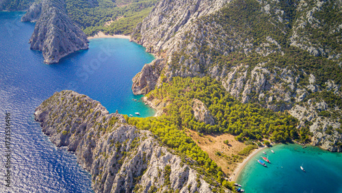 Türkische Küste Ägäis Kemer Antalya