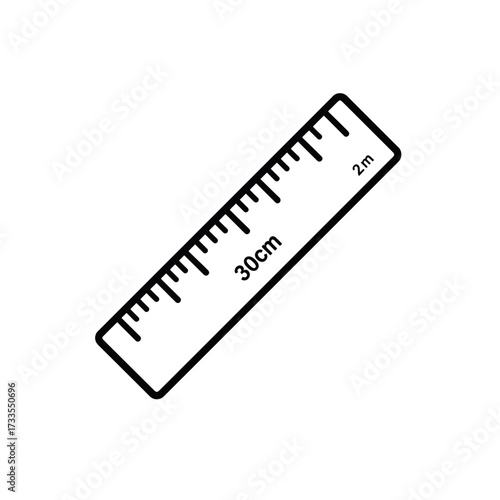 Straight Ruler Icon