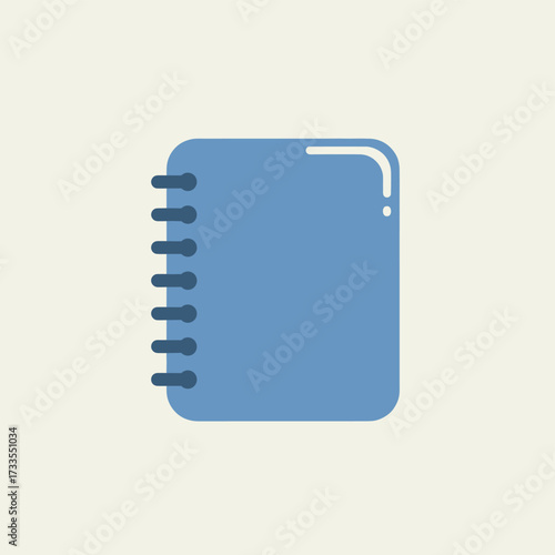 Blue Spiral Notebook