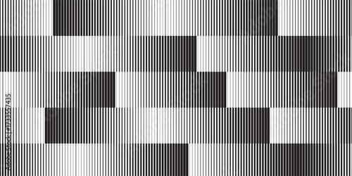 Black and white striped halftone gradient. Fading line gradation background. Repeating strip pattern backdrop. Parallel lines wallpaper for overlay, print, cover.eps 10