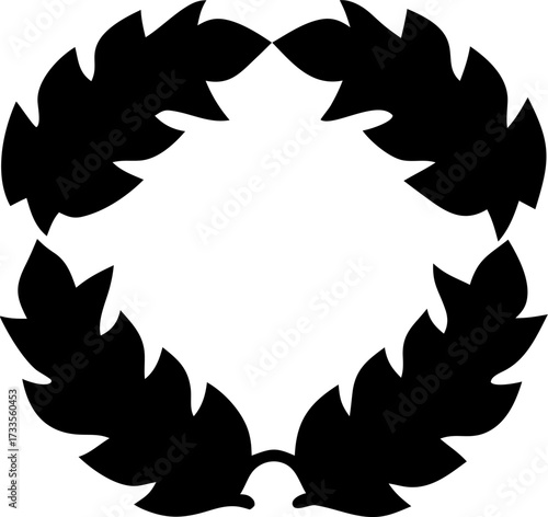 Fall Wreaths Silhouette Vector Illustration | Autumn, Leaves, Harvest, Seasonal Design