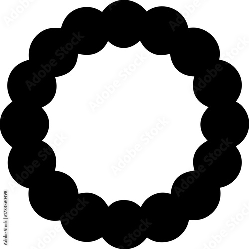 Fall Wreaths Silhouette Vector Illustration | Autumn, Leaves, Harvest, Seasonal Design