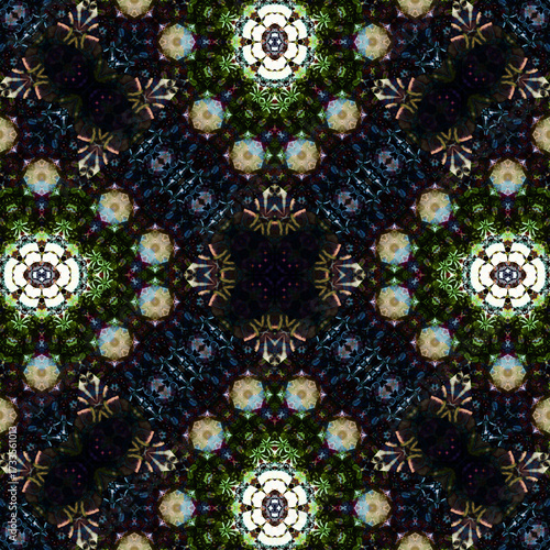 Seamless abstract art pattern. woven endless pattern. Square abstract background