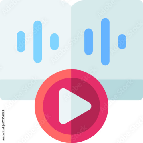 Audiobook Digital Icon