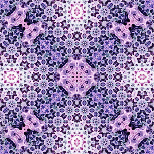 Seamless abstract art pattern. woven endless pattern. Square abstract background