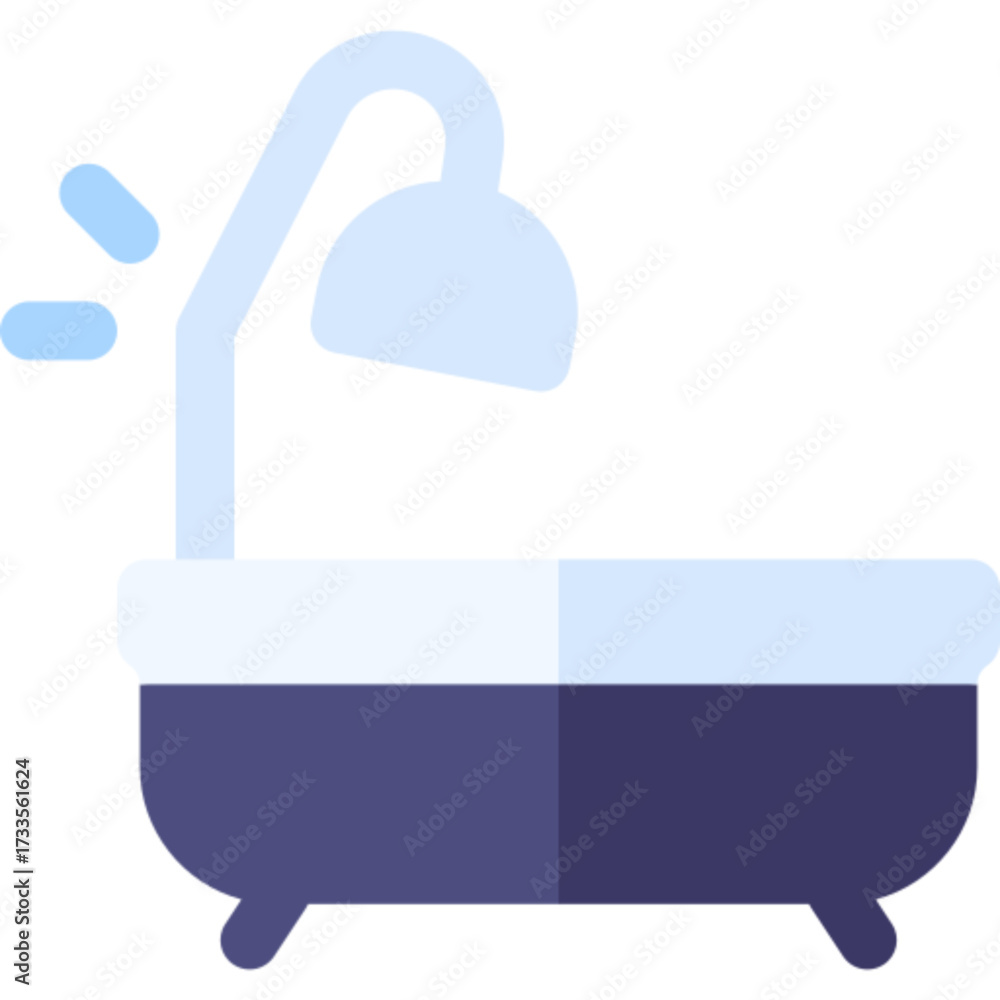 Fototapeta premium Bathtub Icon
