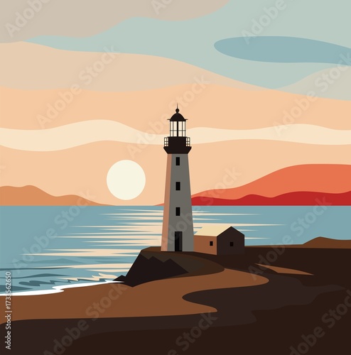 lighthouse on the coast