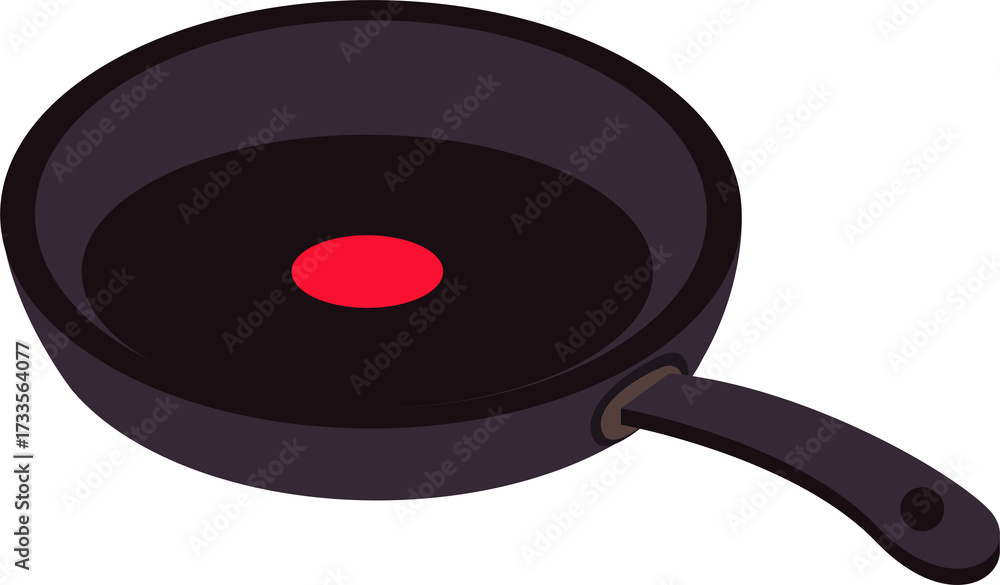 Fototapeta premium Black Non-Stick Frying Pan