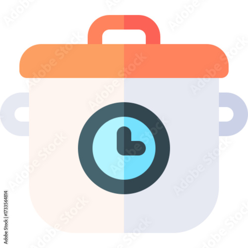 Cooking Time Kitchen Timer Icon Vector Food Preparation Chef
