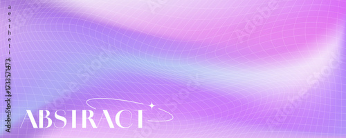 Trendy holographic aura gradient background. Modern blurred Y2k aesthetic background. Creative template for business, presentation, ads, banner and more