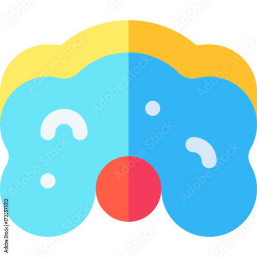 Fotografie Inhibition Block Suppress Science Icon Vector Illustration