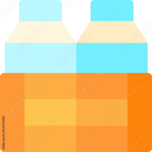 Milk Glass Dairy Drink Healthy White Icon