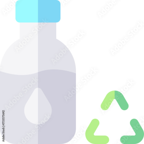 Milk Bottle Dairy Food Healthy Drink Icon