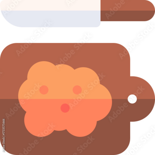 Mince Meat Food Ground Cooking Ingredient Icon