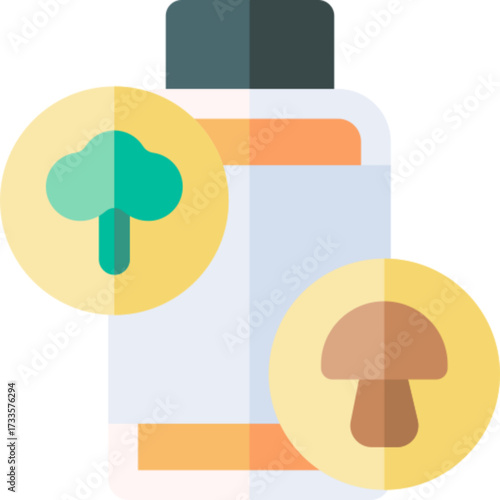Multivitamin Supplement Pill Icon