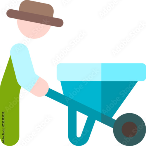 Peasant with Sickle Icon